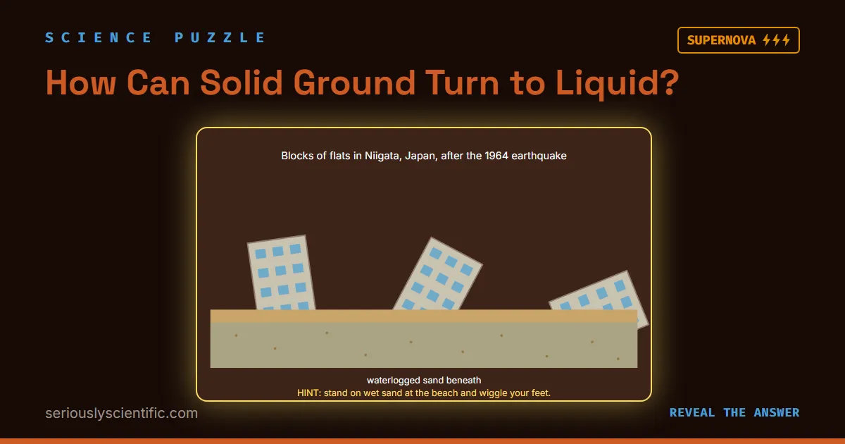 How Can Solid Ground Turn to Liquid?