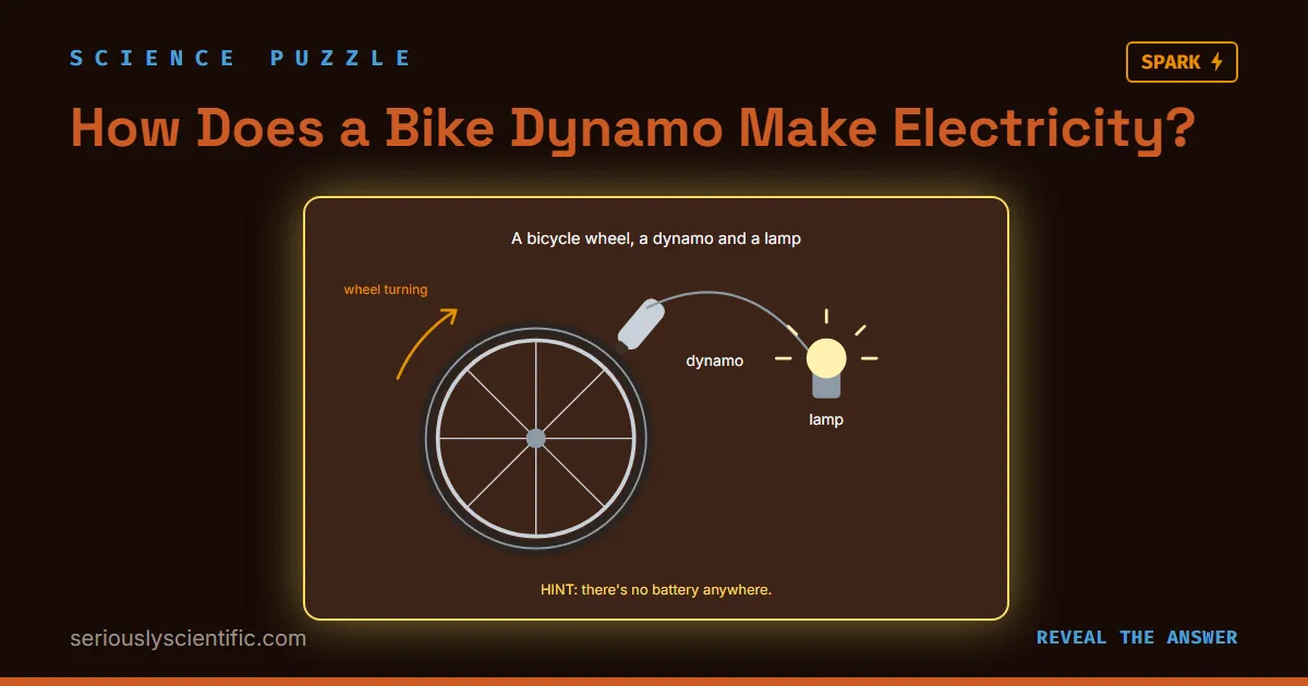 How Does a Bike Dynamo Make Electricity?