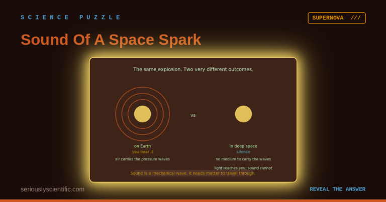 Sound of a Space Spark
