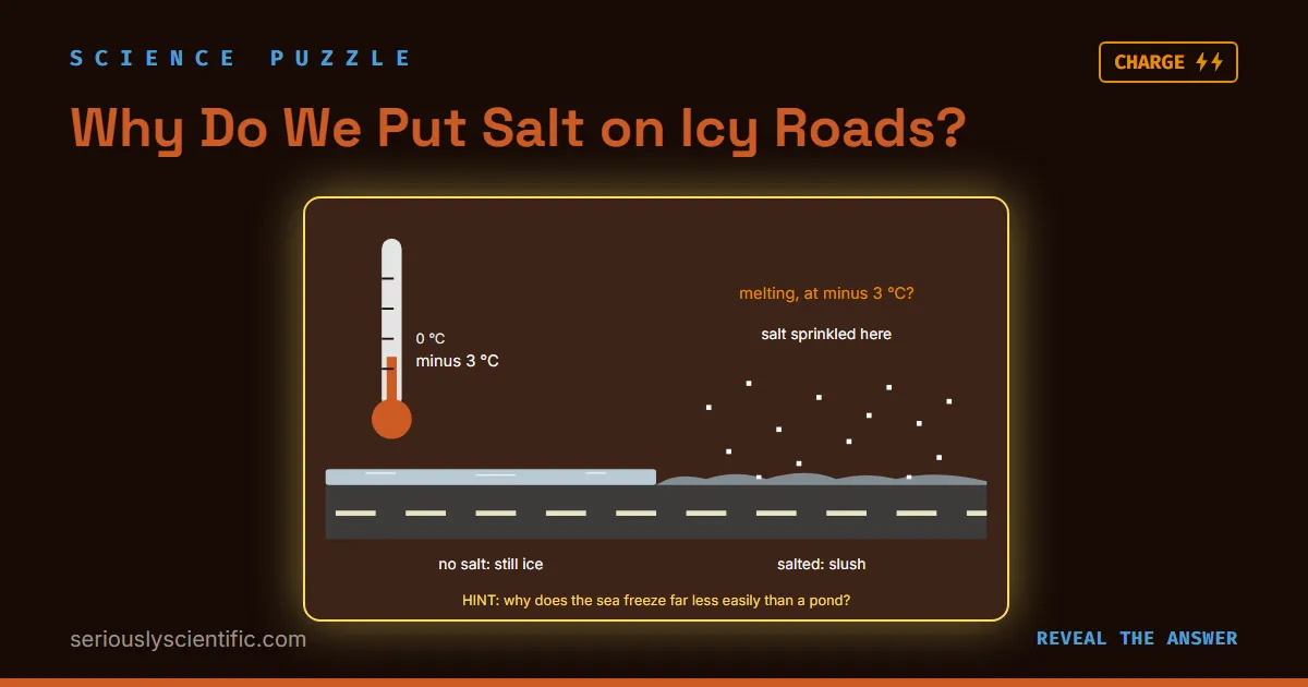 Why Do We Put Salt on Icy Roads?