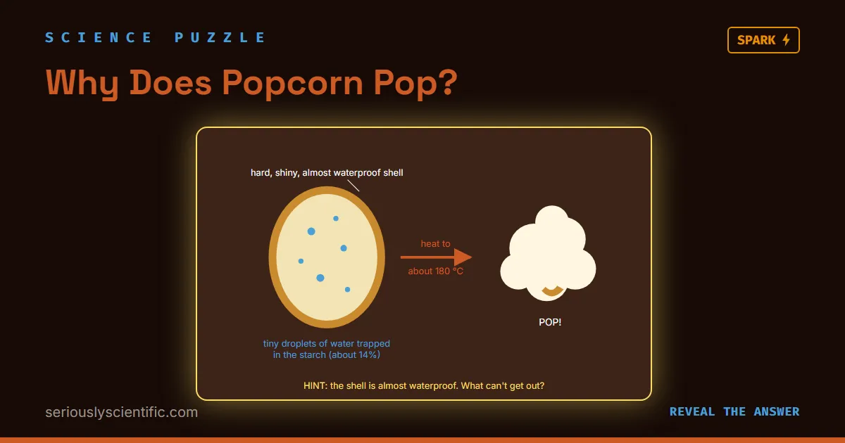 Why Does Popcorn Pop?